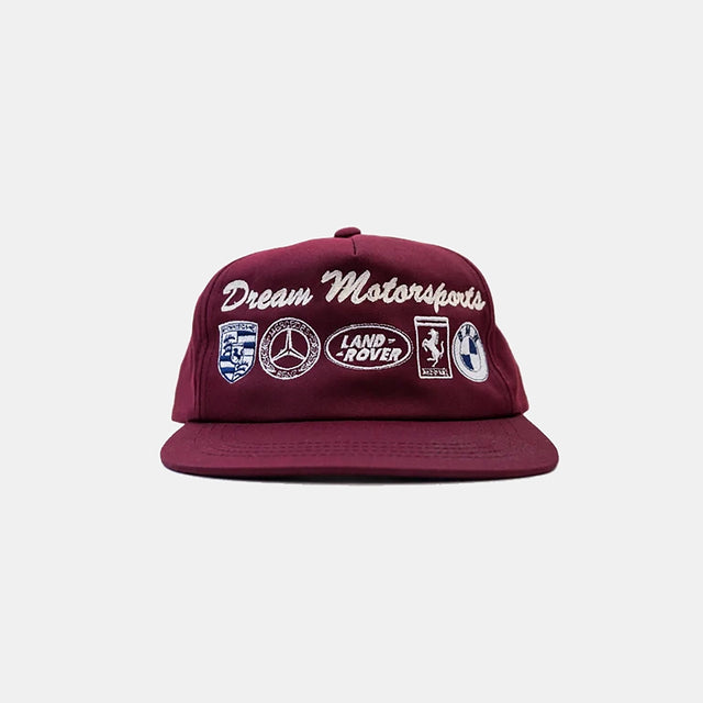 DREAM MOTORSPORTS EMBLEM HAT (WINE)