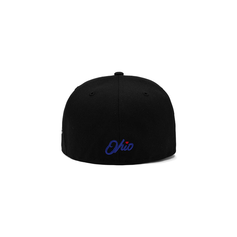 OHIO❤️ New Era Fitted HAT (blk/white)