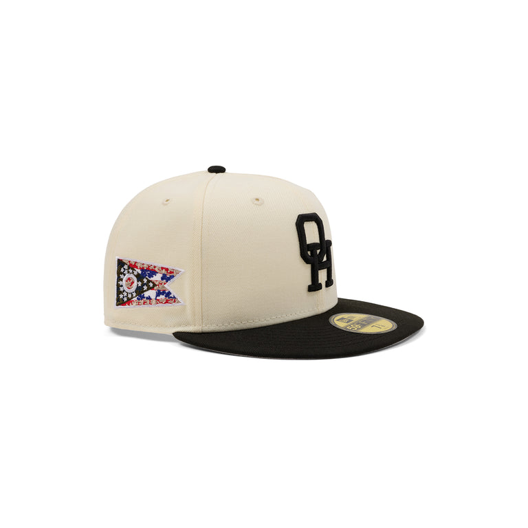 OHIO❤️ New Era Fitted HAT (off-white)