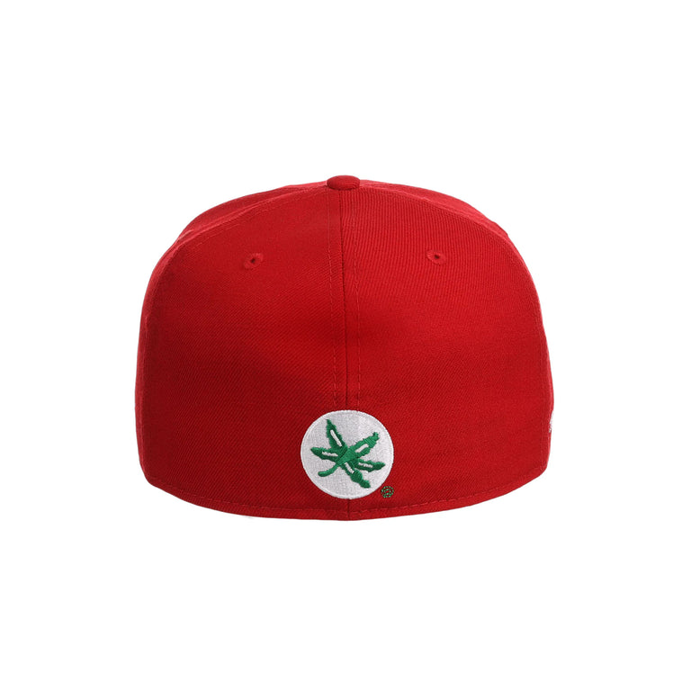 OHIO STATE X MADE & CO 59FIFTY 'SCRIPT OHIO' RED FITTED