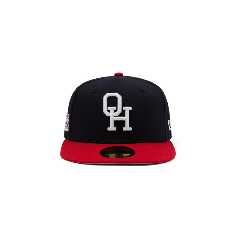 OHIO❤️ New Era Fitted HAT (navy/red)